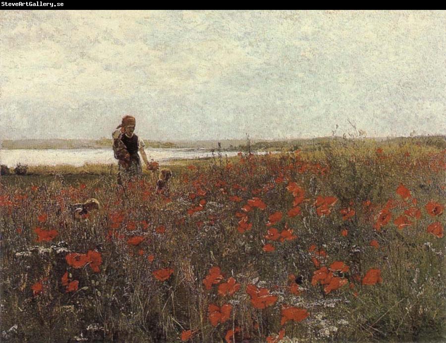 John Leslie Breck The Poppies